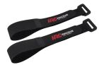 HRC Klettband mit Öse schwarz mit Logo 15x200mm / HRC5046A