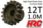 HRC Motorritzel 1.0M / 3.17mm Achse Stahl Leicht 12Z / HRC71012S