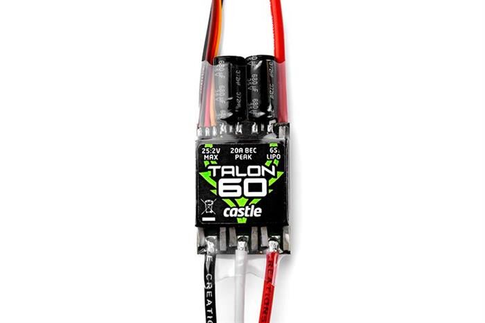 Castle Talon 60 2-6S 60AMP ESC with 20AMP BEC / CC-010-0163-00