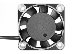 Team Corally Ultra High Speed Cooling Fan TF-40 w/BEC connector 40mm Color Black Silver / C-53112-2