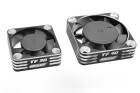 Team Corally Ultra High Speed Cooling Fan TF-40 w/BEC connector 40mm Color Black Silver / C-53112-2