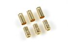Castle Bullet Steckverbindung 6.5mm 3 St. Stecker + 3 St. Buchse / CC-CC Bullet 6.5mm