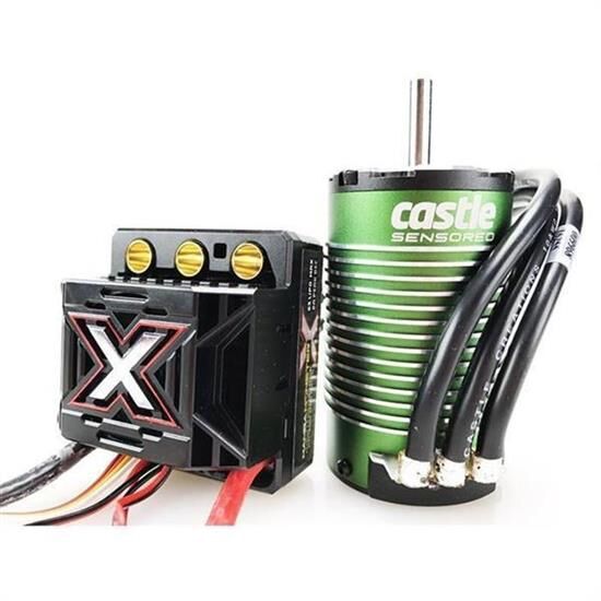 Castle Mamba Monster X Combo 1-8 Extreme Brushless Car Regler mit 1512-1800 Sensored Motor / CC-010-0145-05