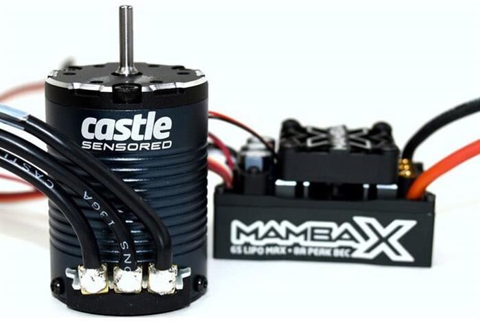 Castle Creations MAMBA X, 25.2V WP ESC AND 1406-1900KV SENSORED COMBO / CC-010-0155-08