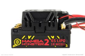 Castle Creations MAMBA Monster 2 1:8 Extreme Brushless Car Regler Waterproof 2-6S Hochleistungs SBEC Sensored-Sensorless Motoren / CC-010-0108-00
