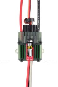 Castle Creations PHOENIX Edge 40 HV Hochleistungs Brushless Flug und Heli High Voltage Regler Datenspeicher Telemetrie fähig Aux. Kabel 6-12S 40 A Opto / CC-010-0107-00