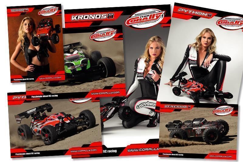 Team Corally Mix of posters 20 pcs / C-99820