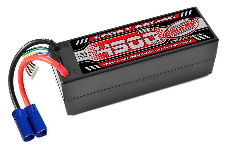 Team Corally Sport Racing 50C 4500Mah 6S 22,2V EC-5 Hard Case / C-49164-EC5