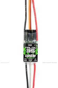 Castle Creations Talon 35 Hochleistungs Brushless Flug und Heli Regler Telemetrie fähig 2-6S 35 A Hochleistungs SBEC / CC-010-0122-00