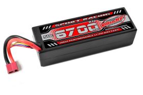 Team Corally Sport Racing 50C 6700Mah 3S 11,1V T-PLUG...