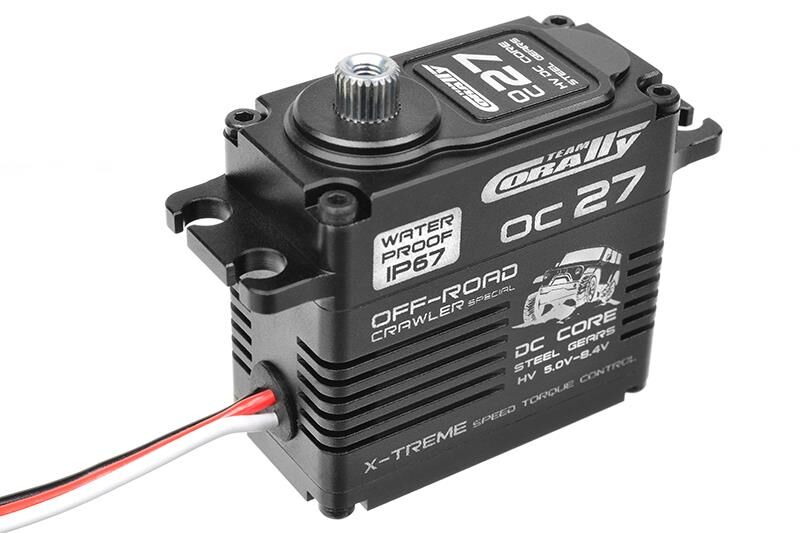 Team Corally OC-27 HV Digital Servo 5-8.4V IP-67 Core DC Motor Stahl Zahnräder  Kugelgelagert Aluminium Gehäuse / C-52015