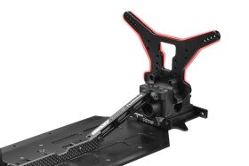 Team Corally Shock Tower MTS Swiss Made 7075 T6 5mm Hard Anodised Black Made In Italy / C-00180-421