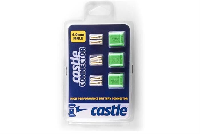 Castle CC Steckverbindung mit umpolschutz 4mm Stecker Satz / CC-011-0075-00