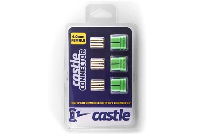 Castle CC Steckverbindung mit umpolschutz 4mm Buchse Satz / CC-011-0076-00