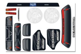 Team Corally Body Decal Sheet Dementor XP 6S 1 pc /...
