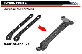 Team Corally Shock Tower Brace V2 Front Composite 1 pc /...