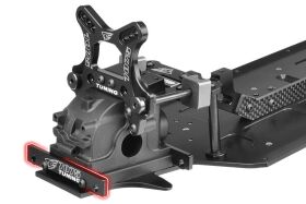 Team Corally Suspension Arm Mount FF Swiss Made 7075 T6 3mm Hard Anodised Black Made In Italy / C-00180-683