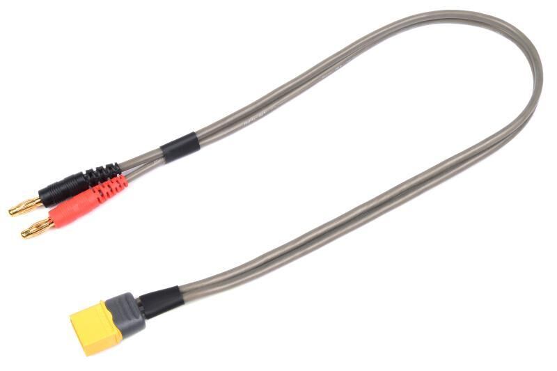 Revtec Charge Lead Pro "Banana 4mm" XT-60 Female 40 cm Flat silicone wire 14AWG / GF-1207-011