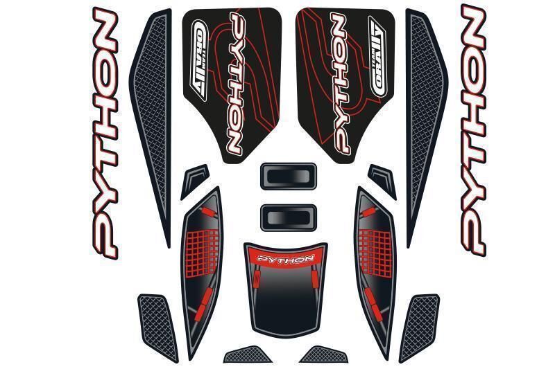 Team Corally Body Decal Sheet Python XP 6S 1 pc / C-00180-377-1