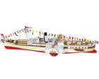 modell-tec D/S Skibladner Seitenraddampfer 1:60 Bausatz / 24530