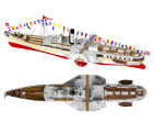 modell-tec D/S Skibladner Seitenraddampfer 1:60 Bausatz / 24530