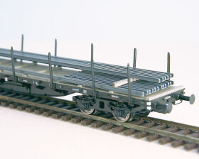 Raboesch Eisenbahn Schienenprofile Spur G 1:22,5 8,6x3,5x7,4 1m (5 Stück) / rb460-58-v