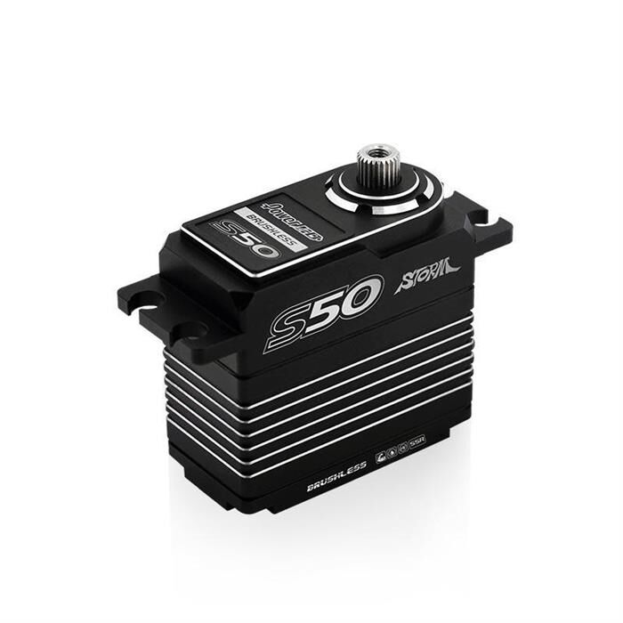 Power HD Servo Power HD S50 HV,MG, Brushless, caja alu, SSR (50 KG/0.10 SEC) / HD-S50