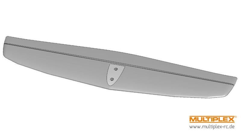 Multiplex Höhenleitwerk Lentus gebaut (ohne Dekor) / 1-01469