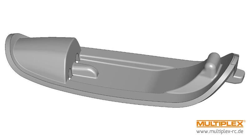 Multiplex Ersatzteil Kabinenrahmen Lentus (einzeln ohne Dekor) / 1-01465