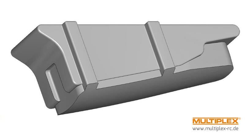 Multiplex Ersatzteil Rumpffüllstück (Fahrwerk) Lentus / 1-01463