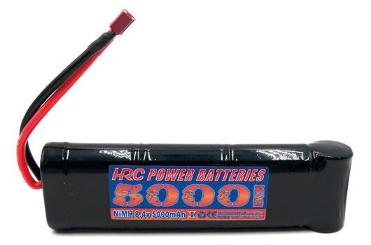 HRC Racing Akku 7 Zellen HRC Power Akku 5000 NiMH 8.4V 5000mAh Flat Stick Ultra T (Deans Kompatible) Stecker / HRC01750FD