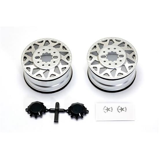 CEN American Force H01 CONTRA Wheel (Silver, w/ blk cap) / CD0602
