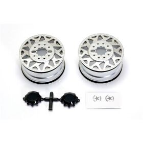 CEN American Force H01 CONTRA Wheel (Silver, w/ blk cap)...