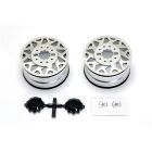CEN American Force H01 CONTRA Wheel (Silver, w/ blk cap) / CD0602