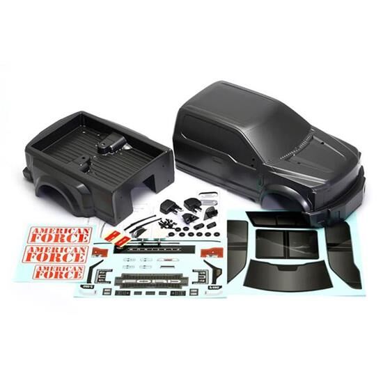 CEN FORD F-450 SD Complete Body Set (Grey Titanium) / CD0901