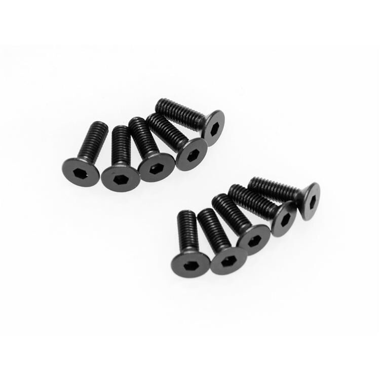 CEN M3x10 Flat Head Hex Socket Screw (10pcs) / G36131