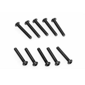 CEN M3x20mm Button Head Hex Socket Screw (10pcs) / G36330