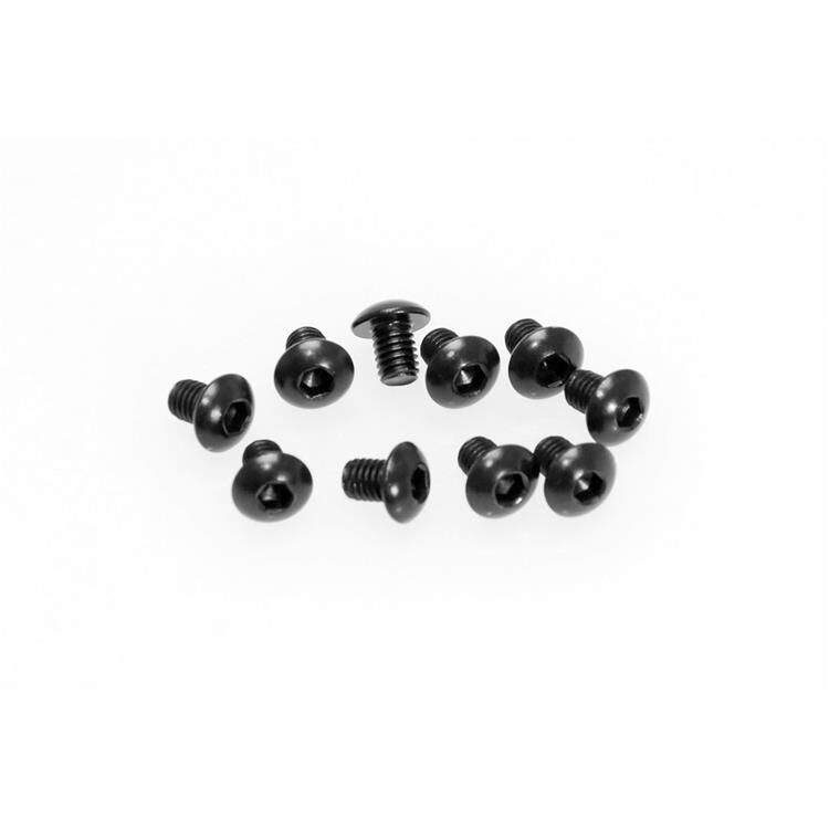 CEN M3x4mm Button Head Hex Socket Screw (10pcs) / G36370
