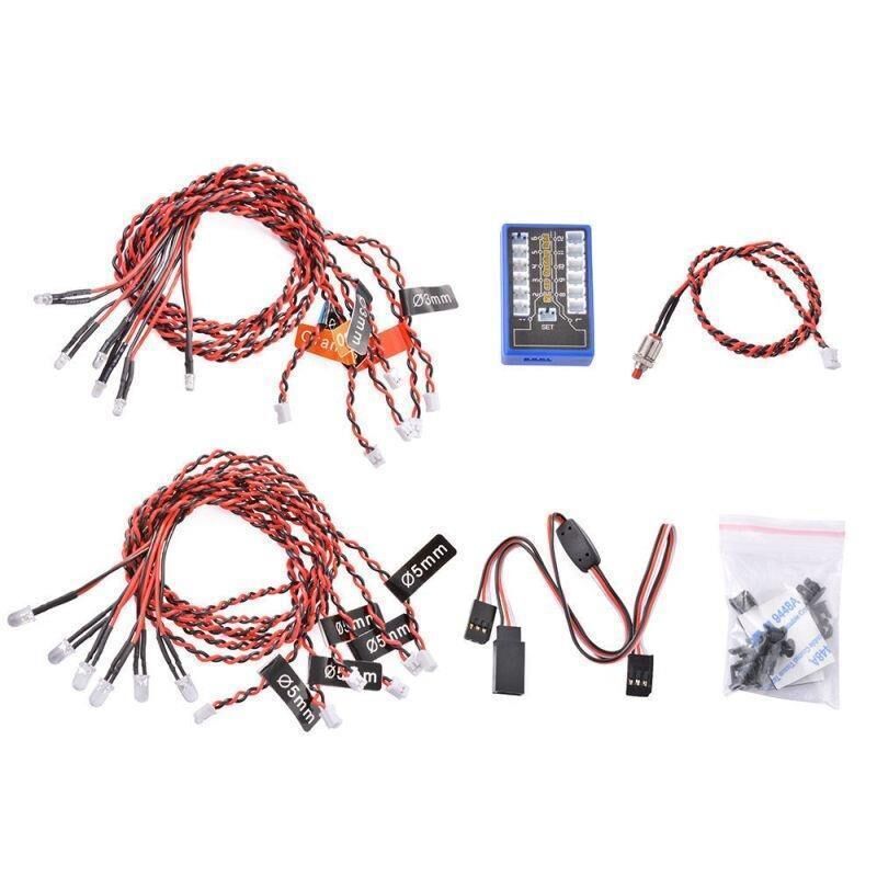 H-SPEED LED-Kit 12x 4,8-6,0 Volt mit Kontrollbox Multicolor Flashing / HSPX015