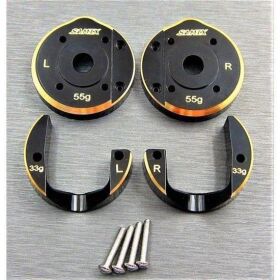 SAMIX SCX10-3 brass portal cover full set 88g /...
