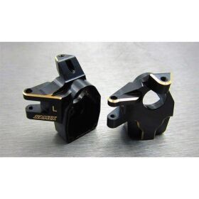 SAMIX SCX10-3 brass heavy steering knuckle (black...