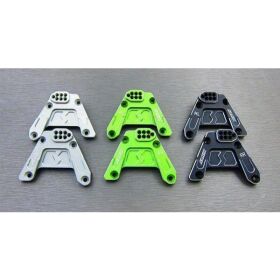 SAMIX SCX10-3 alum rear shock plate black / SAMscx3-6024