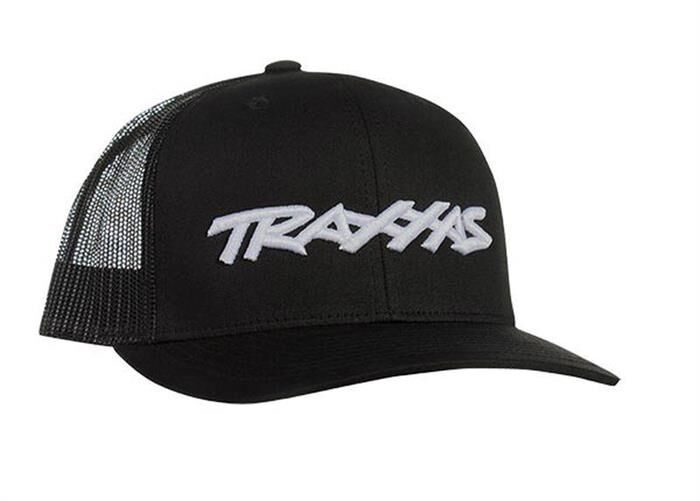 TRAXXAS TRUCKER HAT CURVED BILL BLACK / TRX1182-BLK