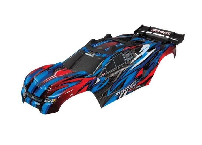 TRAXXAS Karo Rustler 4x4 VXL blau / TRX6717A