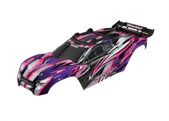 TRAXXAS Karo Rustler 4x4 VXL pink / TRX6717P