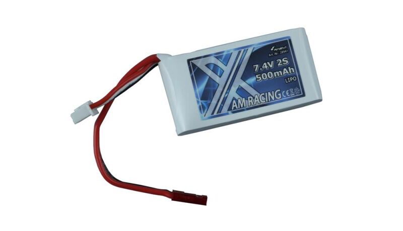 AMEWI LiPo Akku 2S 7,4V 500mAh Softcase, BEC / 28941