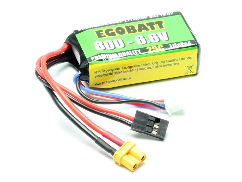 PICHLER LiFe Akku EGOBATT 800 - 6.6V (25C) / 15142
