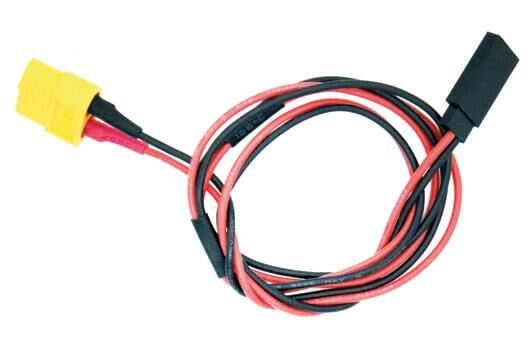 HRC Racing Ladekabel Gold XT60 Ladestecker zu Empfängerakku JR Universal Stecker 600mm / HRC9618-6