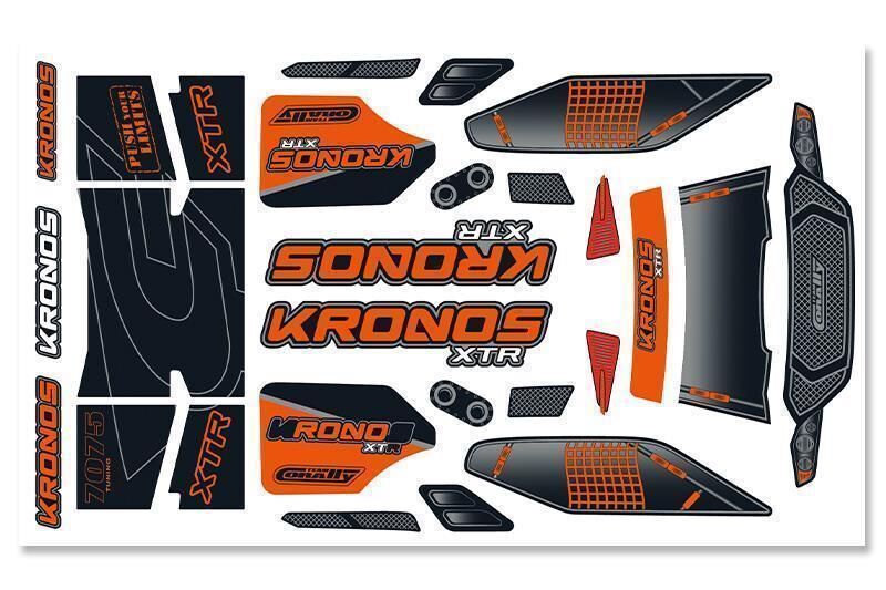Team Corally Body Decal Sheet  Kronos XTR 1 pc / C-00180-380-2