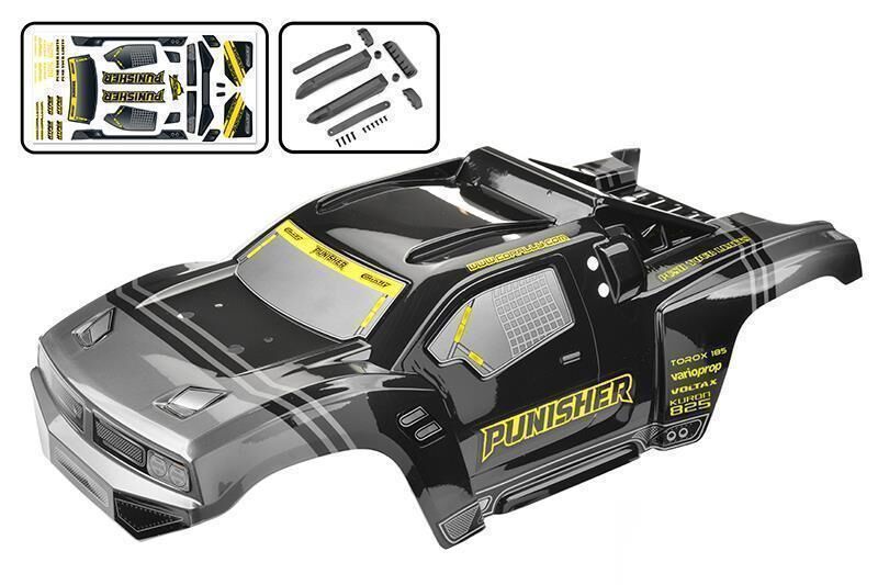 Team Corally Polycarbonate Body Punisher XP 2021 Painted Cut 1 pc / C-00180-388